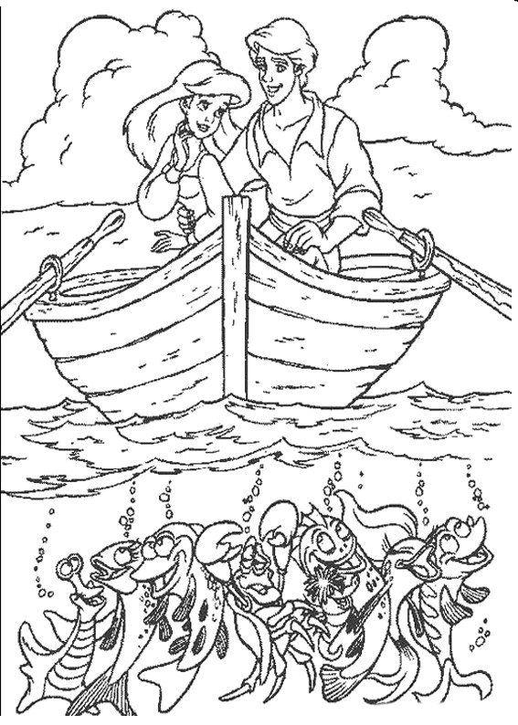 Dibujo para colorear: Small boat / Canoe (Transporte) #142344 - Dibujos para Colorear e Imprimir Gratis