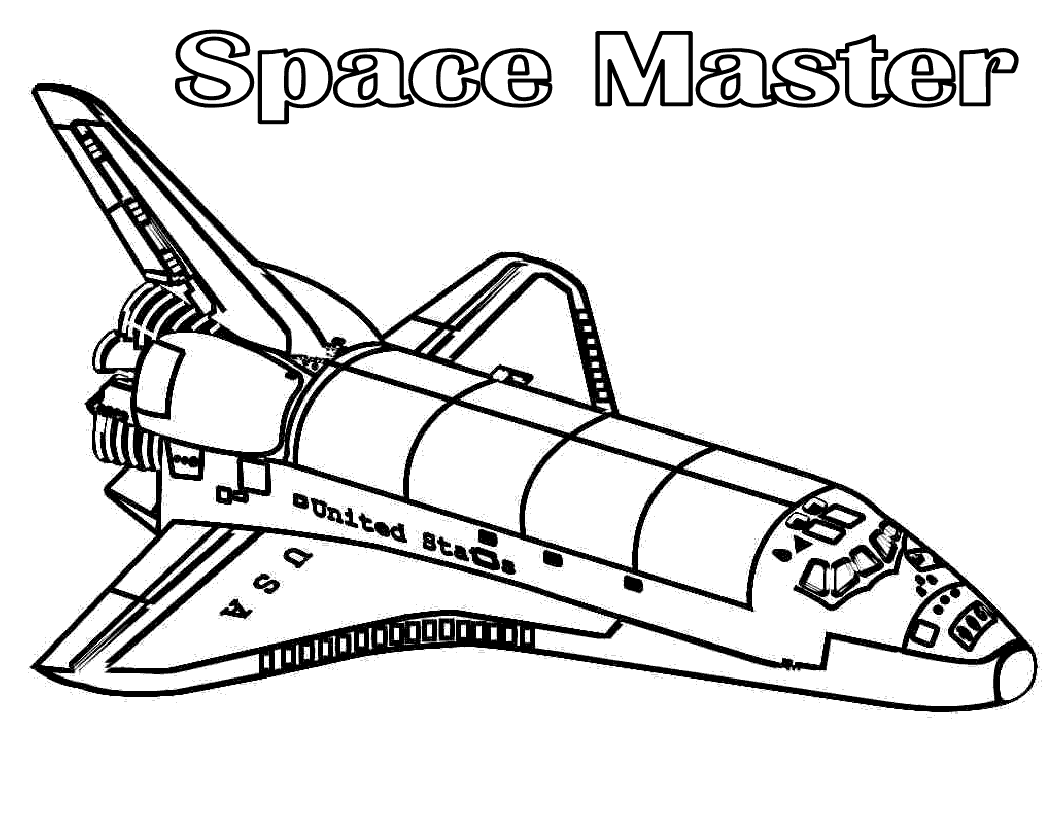 Dibujo para colorear: Spaceship (Transporte) #140461 - Dibujos para Colorear e Imprimir Gratis