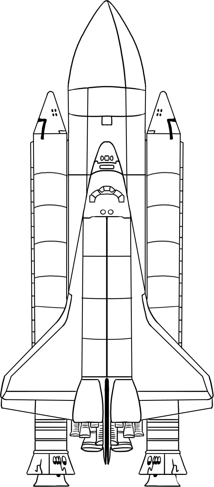 Dibujo para colorear: Spaceship (Transporte) #140462 - Dibujos para Colorear e Imprimir Gratis