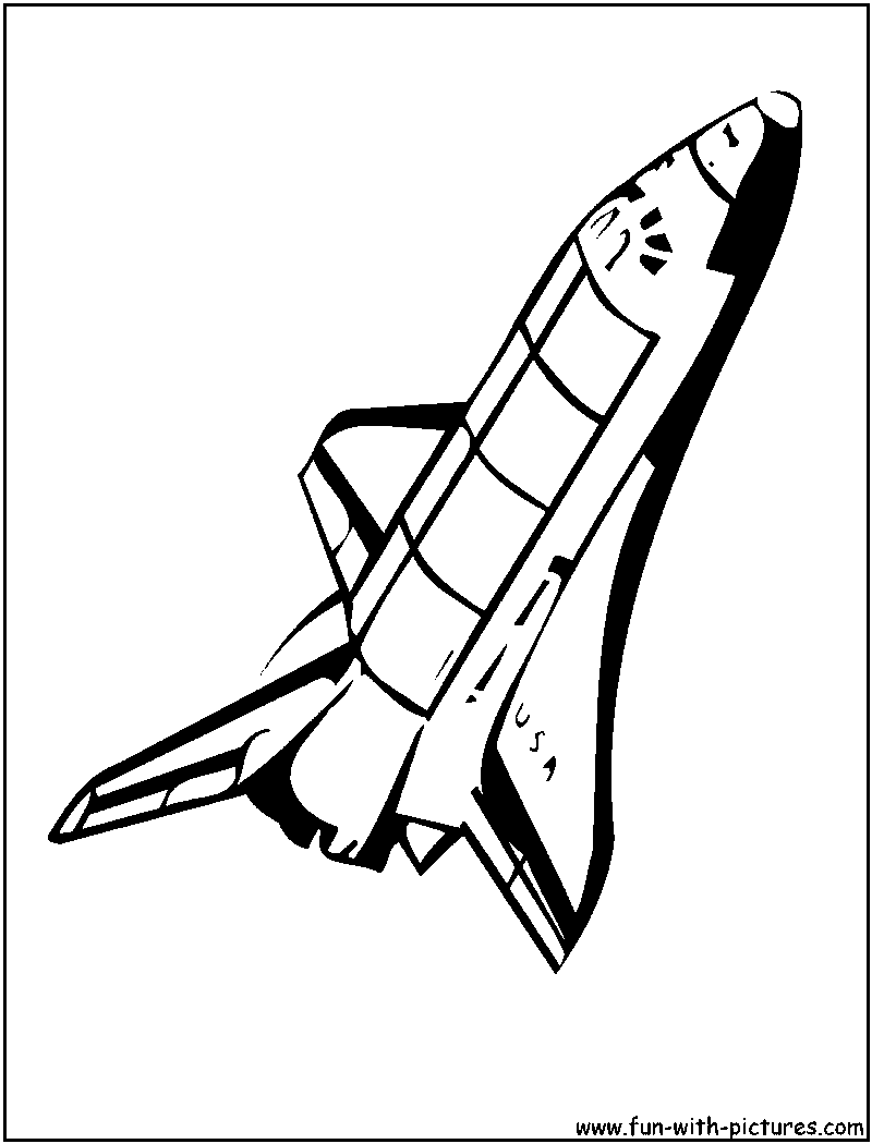 Dibujo para colorear: Spaceship (Transporte) #140465 - Dibujos para Colorear e Imprimir Gratis
