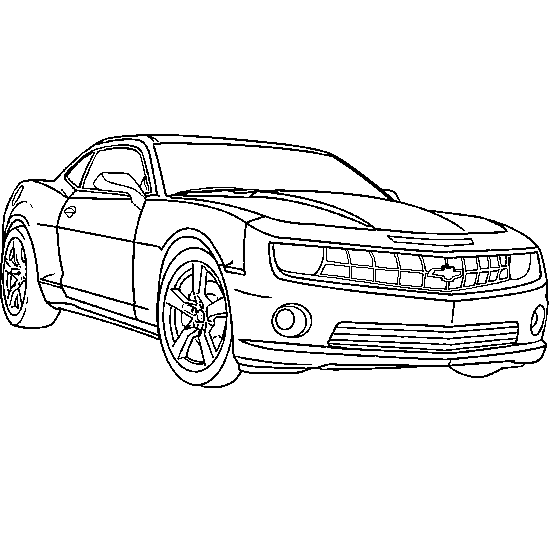 Dibujo para colorear: Sports car / Tuning (Transporte) #146916 - Dibujos para Colorear e Imprimir Gratis