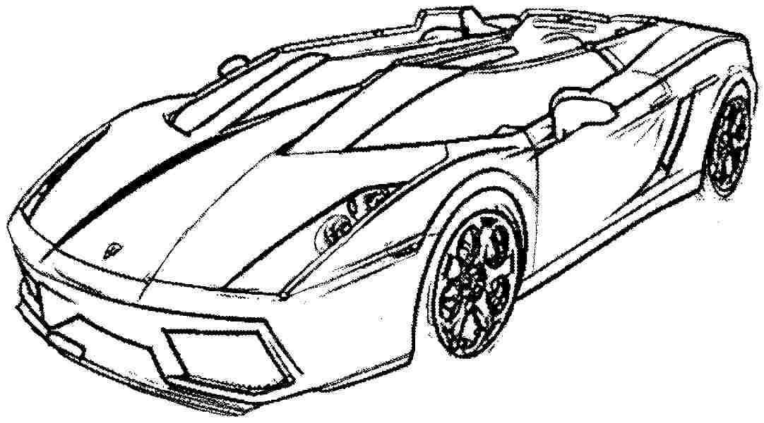 Dibujo para colorear: Sports car / Tuning (Transporte) #146929 - Dibujos para Colorear e Imprimir Gratis