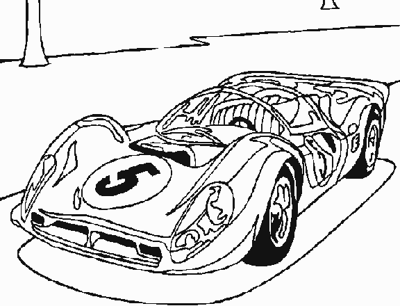 Dibujo para colorear: Sports car / Tuning (Transporte) #146935 - Dibujos para Colorear e Imprimir Gratis