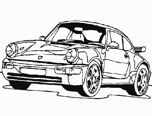 Dibujo para colorear: Sports car / Tuning (Transporte) #146939 - Dibujos para Colorear e Imprimir Gratis