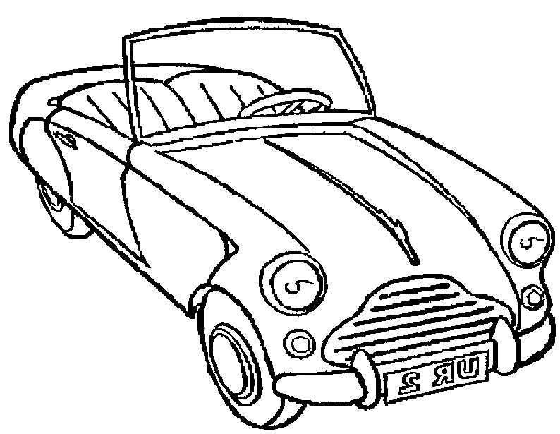 Dibujo para colorear: Sports car / Tuning (Transporte) #146949 - Dibujos para Colorear e Imprimir Gratis