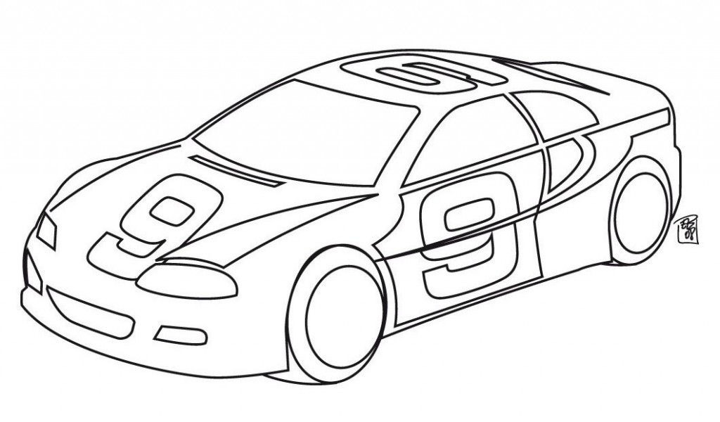 Dibujo para colorear: Sports car / Tuning (Transporte) #146972 - Dibujos para Colorear e Imprimir Gratis