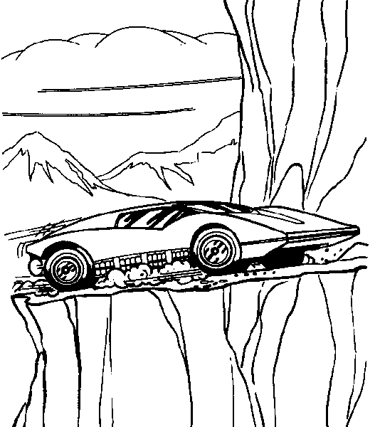 Dibujo para colorear: Sports car / Tuning (Transporte) #146976 - Dibujos para Colorear e Imprimir Gratis