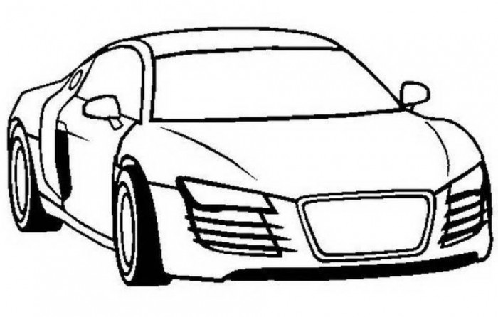 Dibujo para colorear: Sports car / Tuning (Transporte) #146997 - Dibujos para Colorear e Imprimir Gratis