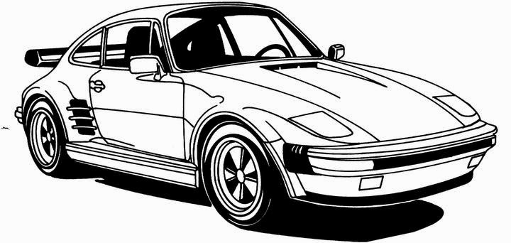 Dibujo para colorear: Sports car / Tuning (Transporte) #147007 - Dibujos para Colorear e Imprimir Gratis