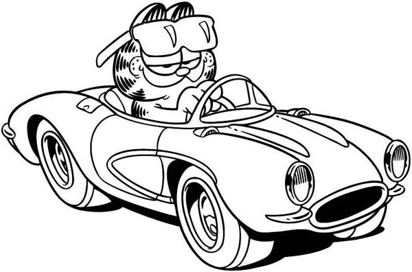 Dibujo para colorear: Sports car / Tuning (Transporte) #147009 - Dibujos para Colorear e Imprimir Gratis
