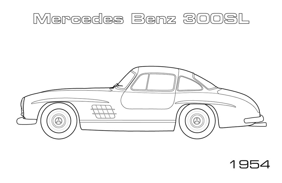 Dibujo para colorear: Sports car / Tuning (Transporte) #147039 - Dibujos para Colorear e Imprimir Gratis