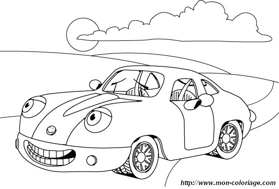 Dibujo para colorear: Sports car / Tuning (Transporte) #147041 - Dibujos para Colorear e Imprimir Gratis