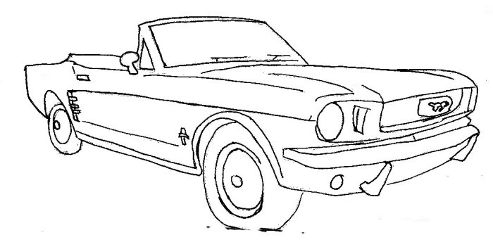 Dibujo para colorear: Sports car / Tuning (Transporte) #147058 - Dibujos para Colorear e Imprimir Gratis