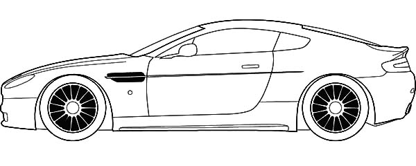 Dibujo para colorear: Sports car / Tuning (Transporte) #147088 - Dibujos para Colorear e Imprimir Gratis