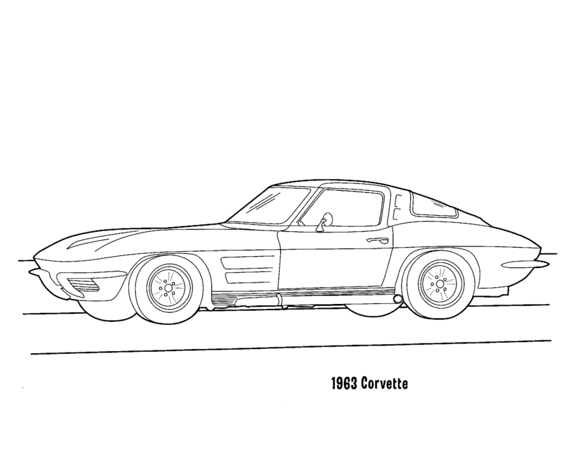 Dibujo para colorear: Sports car / Tuning (Transporte) #147105 - Dibujos para Colorear e Imprimir Gratis