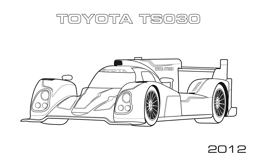 Dibujo para colorear: Sports car / Tuning (Transporte) #147117 - Dibujos para Colorear e Imprimir Gratis