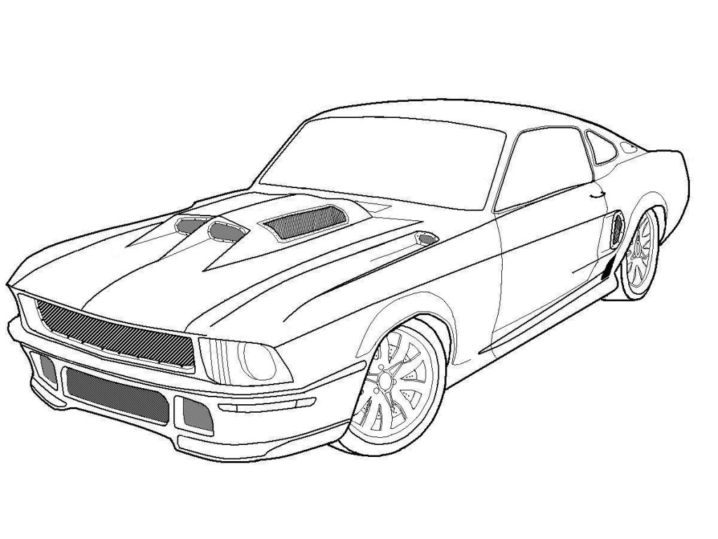 Dibujo para colorear: Sports car / Tuning (Transporte) #147142 - Dibujos para Colorear e Imprimir Gratis