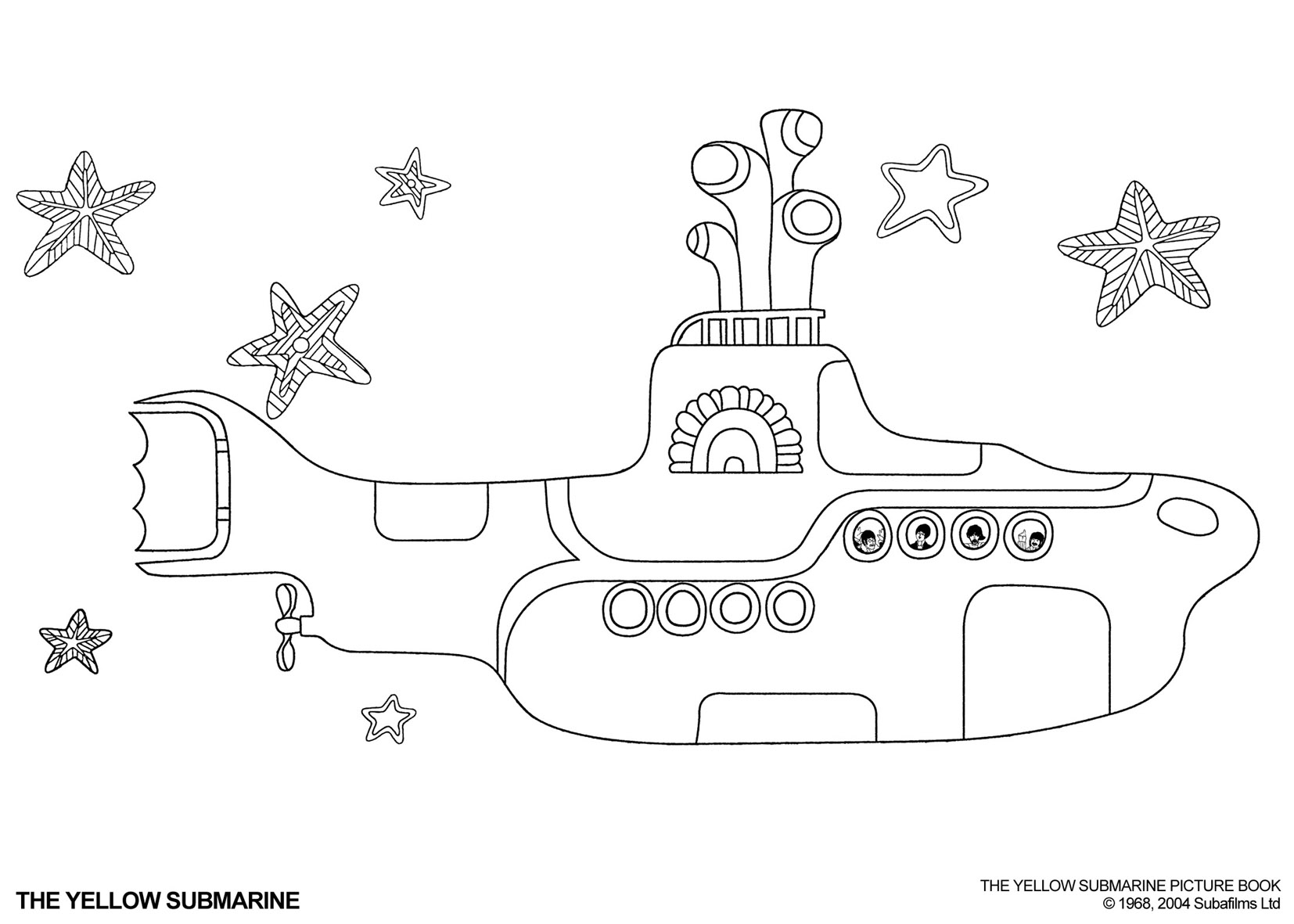 Dibujo para colorear: Submarine (Transporte) #137697 - Dibujos para Colorear e Imprimir Gratis