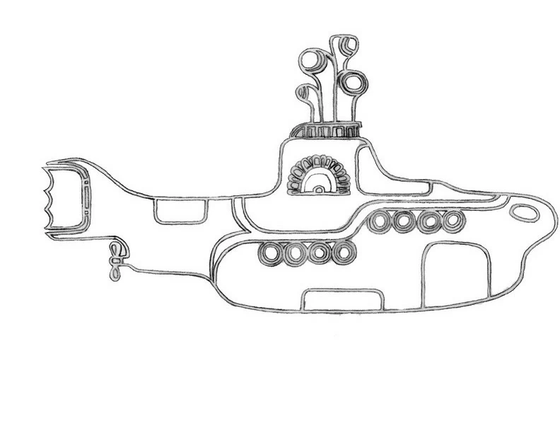 Dibujo gratuito Submarino #137735 de la coleccion Transporte para imprimir