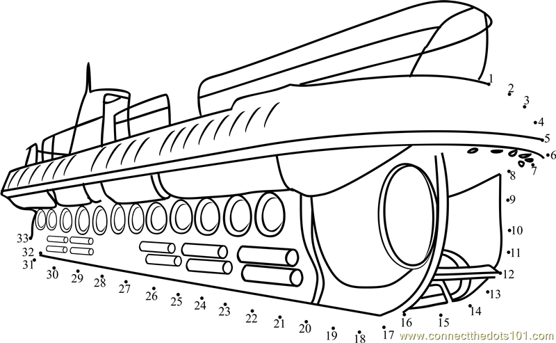 Dibujo gratuito Submarino #137801 de la coleccion Transporte para imprimir