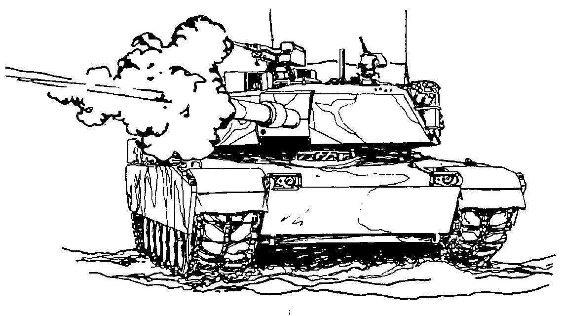 Dibujo para colorear: Tank (Transporte) #138014 - Dibujos para Colorear e Imprimir Gratis
