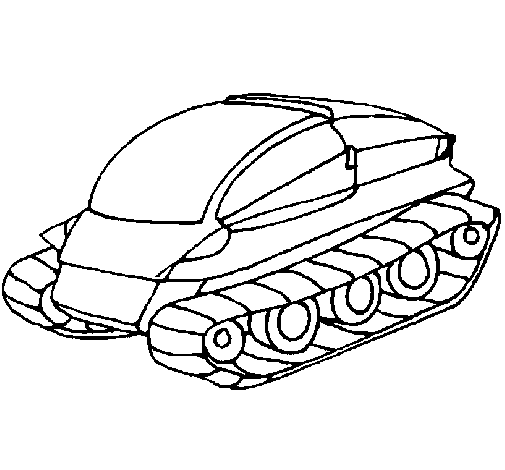 Dibujo para colorear: Tank (Transporte) #138025 - Dibujos para Colorear e Imprimir Gratis