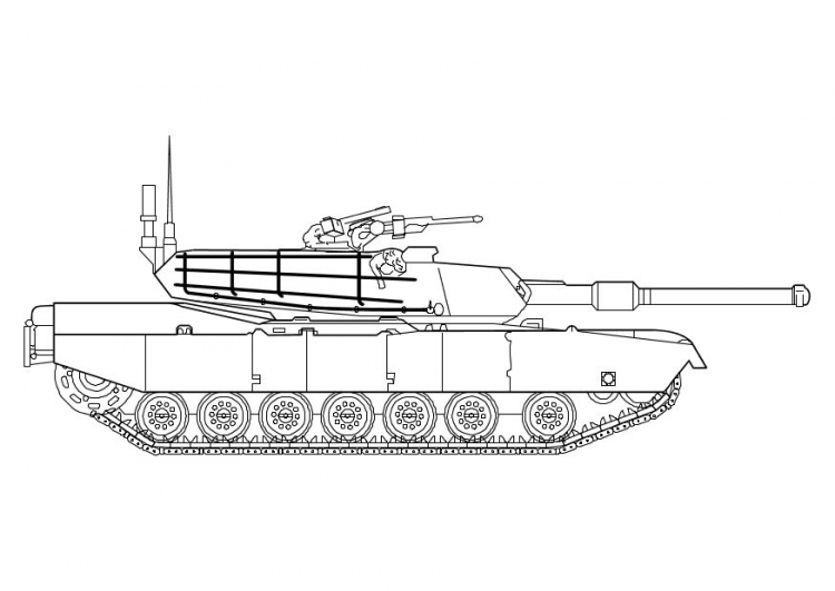 Dibujo para colorear: Tank (Transporte) #138031 - Dibujos para Colorear e Imprimir Gratis
