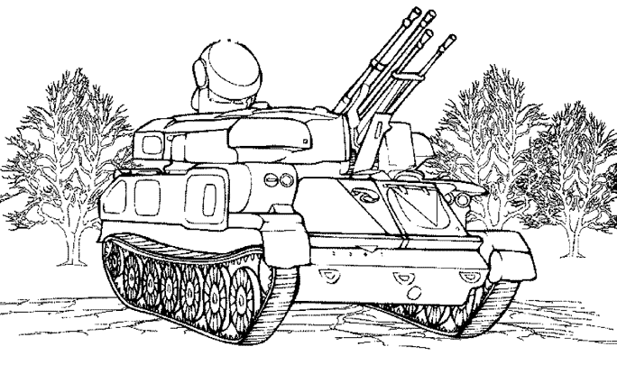 Dibujo para colorear: Tank (Transporte) #138044 - Dibujos para Colorear e Imprimir Gratis