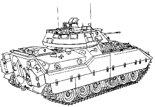 Dibujo para colorear: Tank (Transporte) #138146 - Dibujos para Colorear e Imprimir Gratis