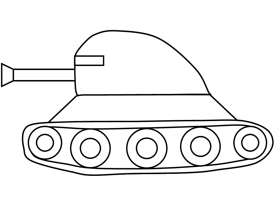 Dibujo para colorear: Tank (Transporte) #138159 - Dibujos para Colorear e Imprimir Gratis