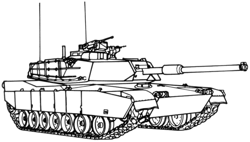 Dibujo para colorear: Tanque (Transporte) #138026 - Dibujos para Colorear e Imprimir Gratis