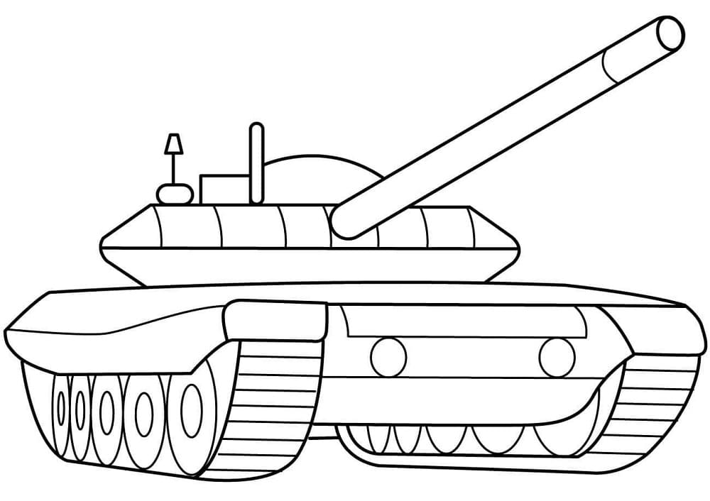 Dibujo para colorear: Tanque (Transporte) #192633 - Dibujos para Colorear e Imprimir Gratis