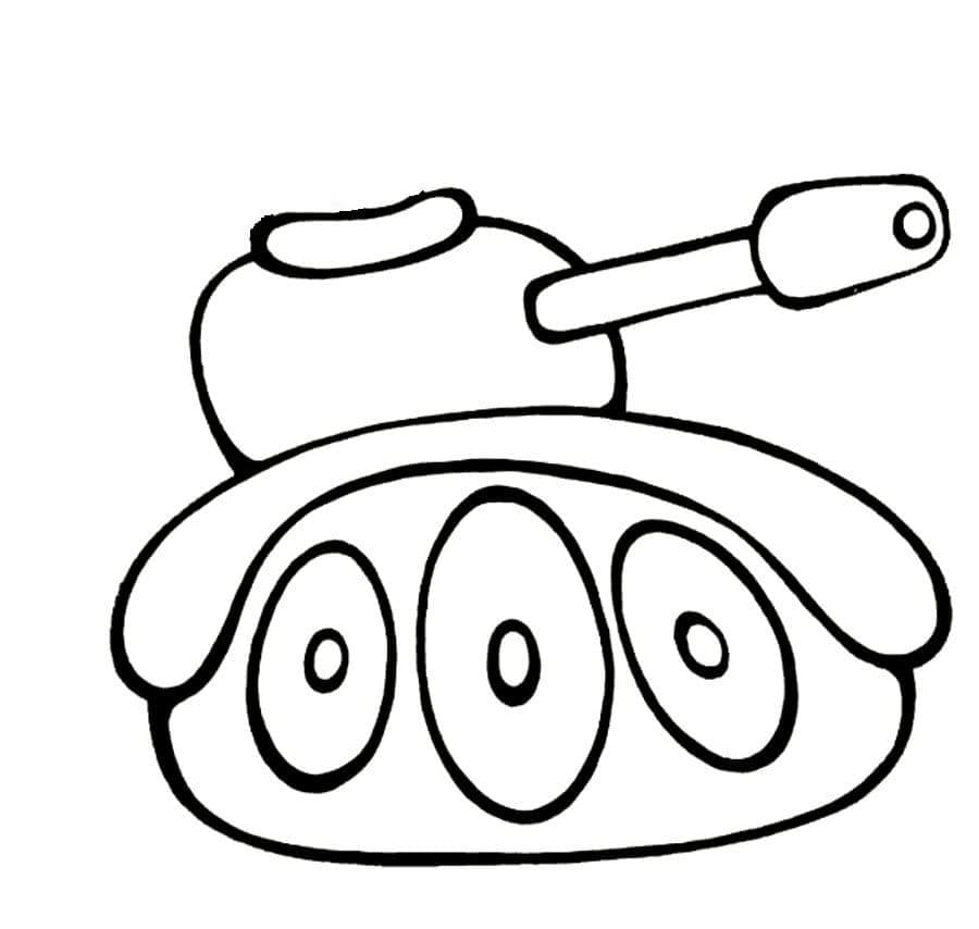 Dibujo para colorear: Tanque (Transporte) #192637 - Dibujos para Colorear e Imprimir Gratis