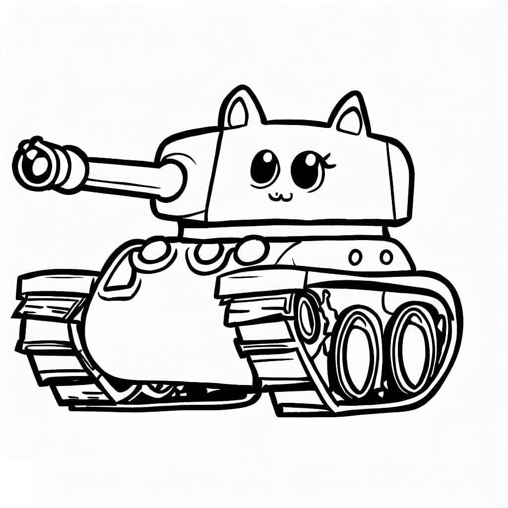 Dibujo para colorear: Tanque (Transporte) #192640 - Dibujos para Colorear e Imprimir Gratis