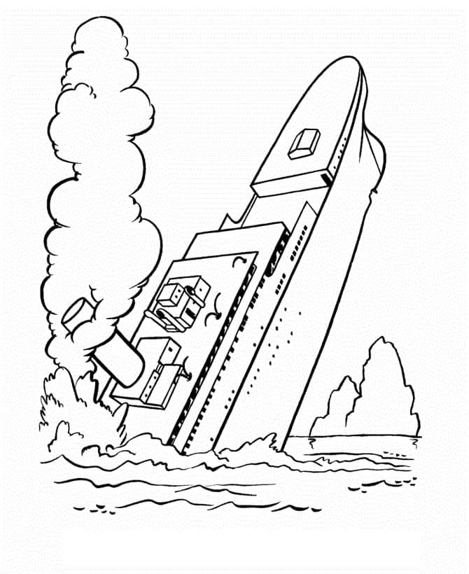 Dibujo gratuito Titanic #201921 de la coleccion Transporte para imprimir