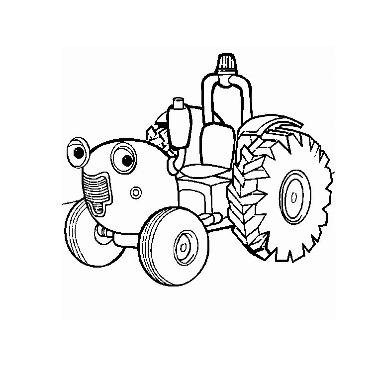 Dibujo para colorear: Tractor (Transporte) #141944 - Dibujos para Colorear e Imprimir Gratis