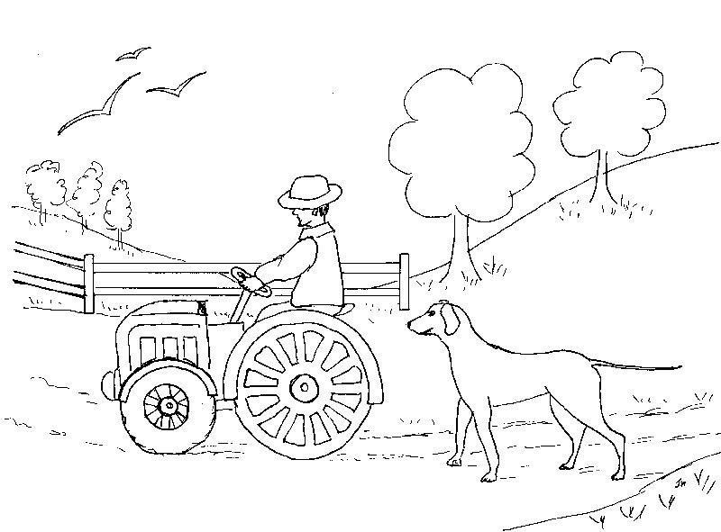 Dibujo para colorear: Tractor (Transporte) #141962 - Dibujos para Colorear e Imprimir Gratis
