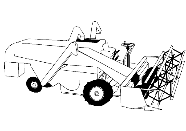 Dibujo para colorear: Tractor (Transporte) #141963 - Dibujos para Colorear e Imprimir Gratis
