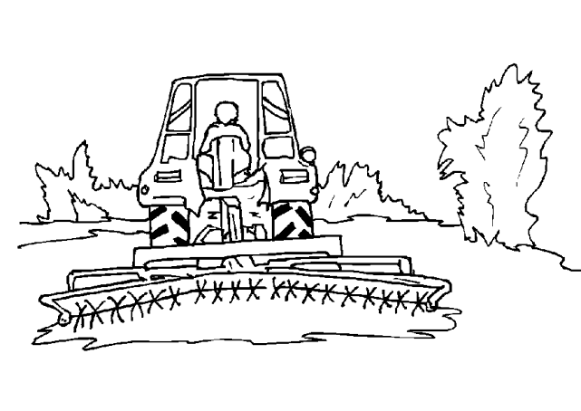 Dibujo para colorear: Tractor (Transporte) #141970 - Dibujos para Colorear e Imprimir Gratis