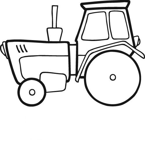 Dibujo para colorear: Tractor (Transporte) #142000 - Dibujos para Colorear e Imprimir Gratis