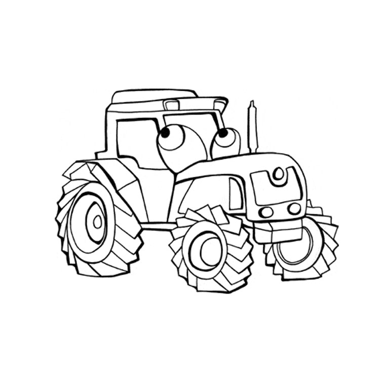 Dibujo para colorear: Tractor (Transporte) #142012 - Dibujos para Colorear e Imprimir Gratis