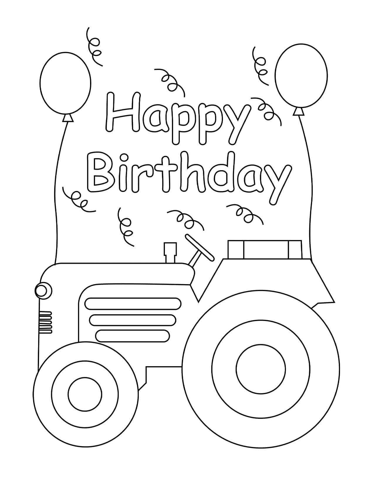 Dibujo gratuito Tractor #172553 de la coleccion Transporte para imprimir