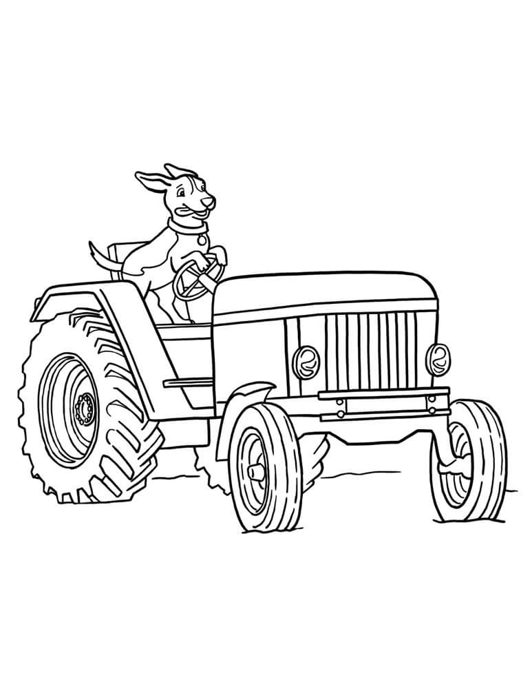 Dibujo gratuito Tractor #172568 de la coleccion Transporte para imprimir