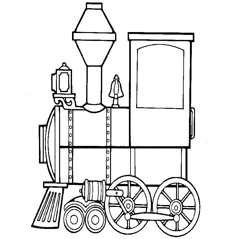 Dibujo para colorear: Train / Locomotive (Transporte) #135028 - Dibujos para Colorear e Imprimir Gratis