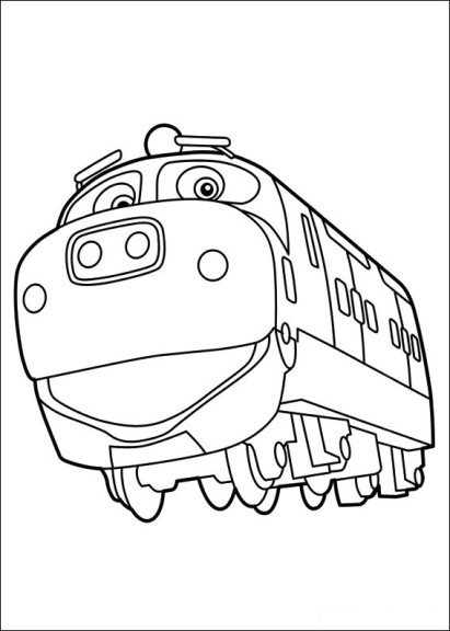 Dibujo para colorear: Train / Locomotive (Transporte) #135041 - Dibujos para Colorear e Imprimir Gratis