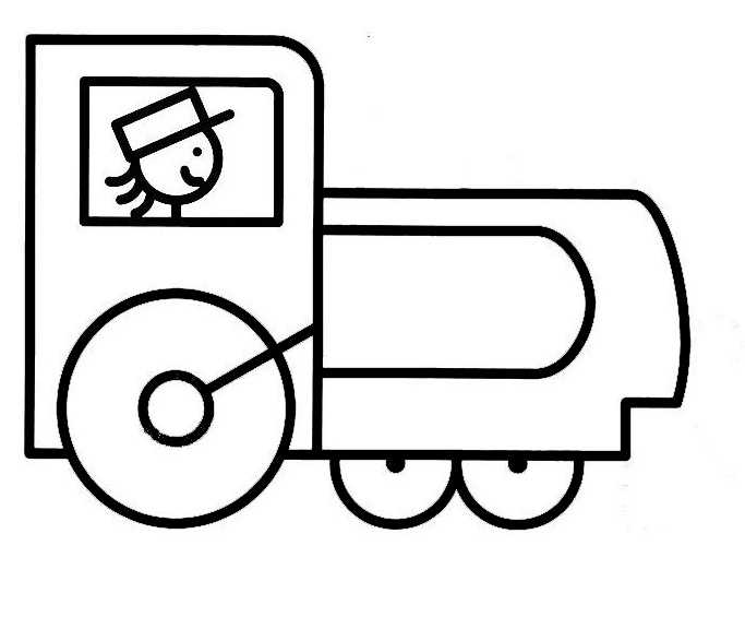 Dibujo para colorear: Train / Locomotive (Transporte) #135044 - Dibujos para Colorear e Imprimir Gratis
