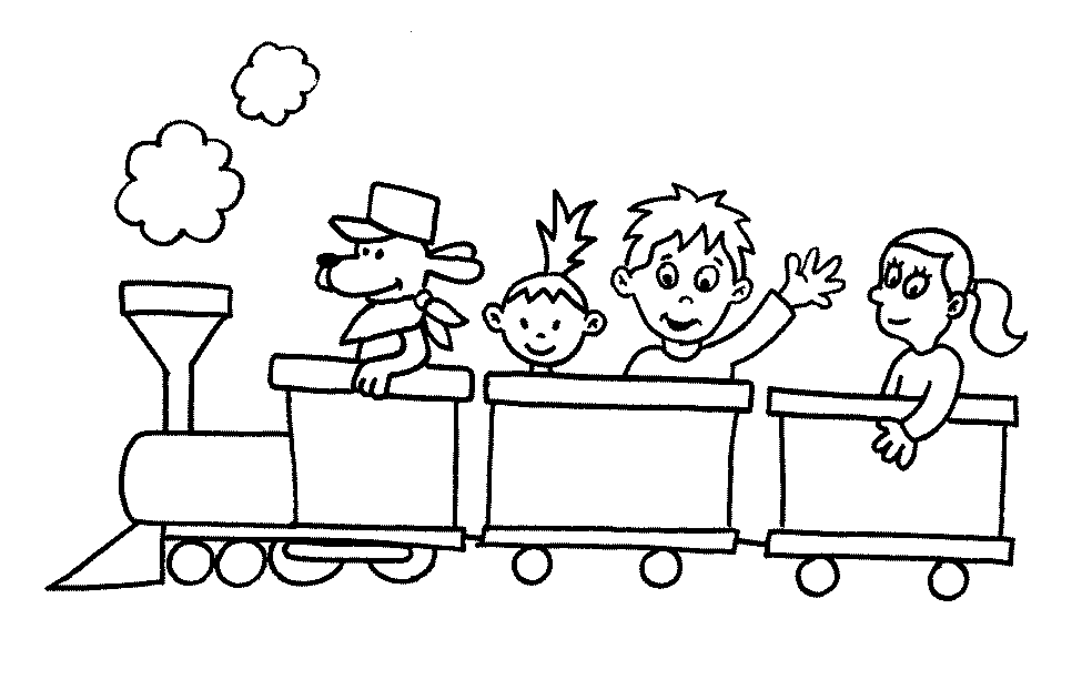 Dibujo para colorear: Train / Locomotive (Transporte) #135049 - Dibujos para Colorear e Imprimir Gratis