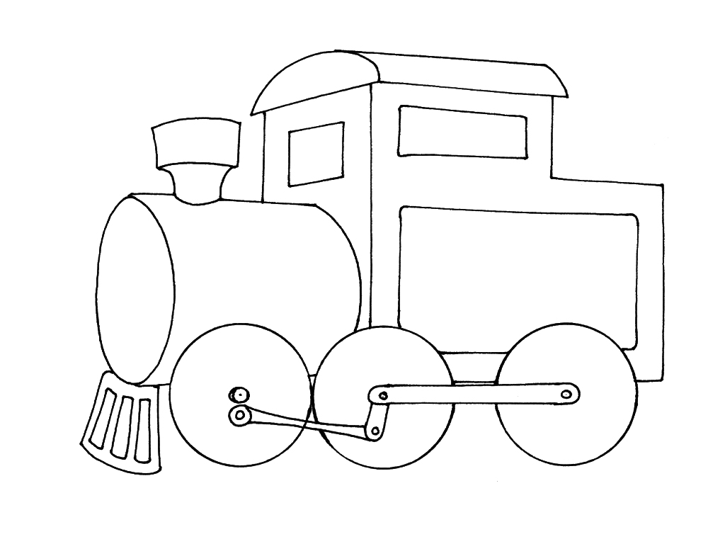 Dibujo para colorear: Train / Locomotive (Transporte) #135067 - Dibujos para Colorear e Imprimir Gratis