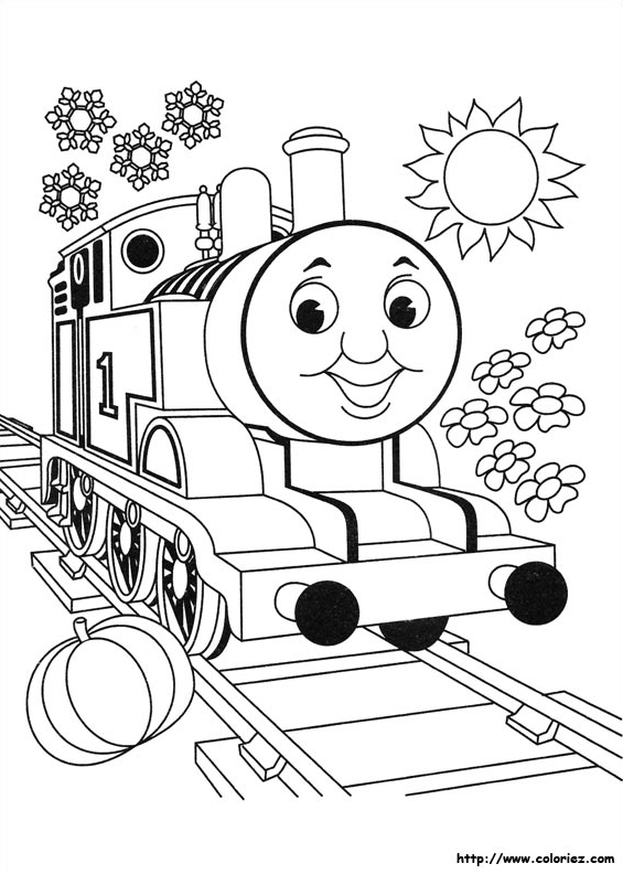 Dibujo para colorear: Train / Locomotive (Transporte) #135069 - Dibujos para Colorear e Imprimir Gratis