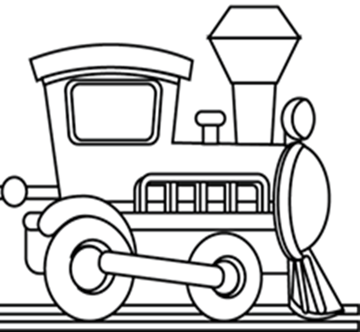 Dibujo para colorear: Train / Locomotive (Transporte) #135071 - Dibujos para Colorear e Imprimir Gratis